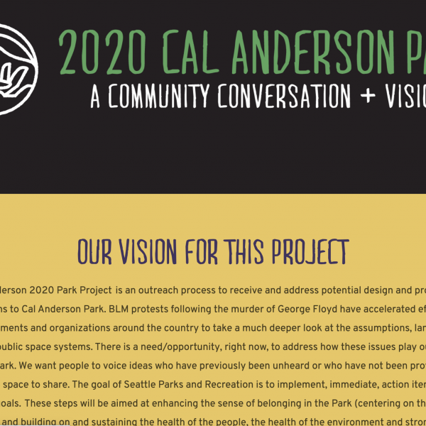 Cal Anderson Park Initiative